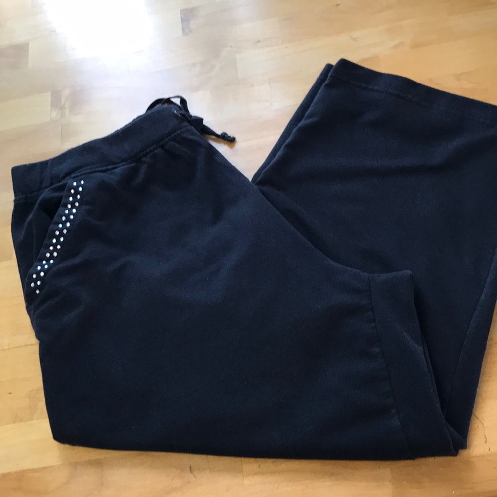 Sz XL Casual Cotton Knit Capris
